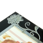Фоторамка стекло "Серебристые цветы" 10х15 см - Фото 2