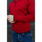 Джемпер мужской Isee, размер 50, цвет красный - Фото 14