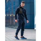 Костюм спортивный мужской Isee, размер 46, цвет чёрный - Фото 8