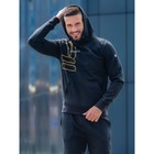 Костюм спортивный мужской Isee, размер 46, цвет чёрный - Фото 9