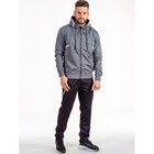 Костюм спортивный мужской Isee, размер 46, цвет серый - Фото 5