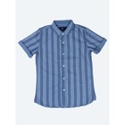 Сорочка верхняя для мальчиков Isee, рост 146-152 см, цвет синий - фото 110615617