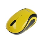 Мышь Gembird MUSW-615, беспроводная, оптическая, 1200 dpi, 1хAAA, USB, желтая - Фото 2