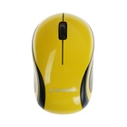 Мышь Gembird MUSW-615, беспроводная, оптическая, 1200 dpi, 1хAAA, USB, желтая - Фото 3