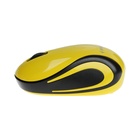 Мышь Gembird MUSW-615, беспроводная, оптическая, 1200 dpi, 1хAAA, USB, желтая - фото 9634661