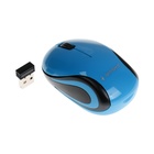 Мышь Gembird MUSW-620, беспроводная, оптическая, 1200 dpi, 1хAAA, USB, синяя - фото 321471244