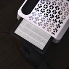 Аппарат для маникюра и педикюра Windigo LMH-04, 80 Вт, 35000 об/мин, с лампой и пылесосом, белый - Фото 8