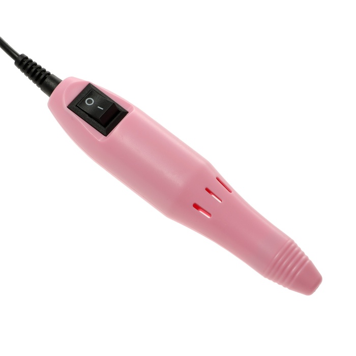 Сменная ручка для маникюрного аппарата Luazon LMM-002, пластик, розовая - фото 1896399307