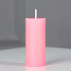Ароматическая свеча столбик, роза, 3 x 7,5 см. - Фото 2