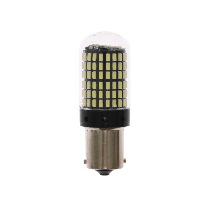 Автолампа светодиодная P21W 1156, 144 SMD, 12 В, CanBus, свет белый