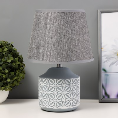Настольная лампа «Лиода» Е14 40 Вт серый 20×20×29 см