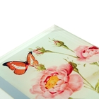 Фоторамка стекло "Садовые цветы" зеркальная, со стразами, 10х15 см - Фото 2