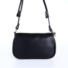 Сумка женская кросс-боди на молнии, 22.5×7×13.5 см, чёрная - Фото 4