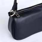 Сумка женская кросс-боди на молнии, 22.5×7×13.5 см, чёрная - Фото 6