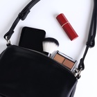 Сумка женская кросс-боди на молнии, 22.5×7×13.5 см, чёрная - Фото 11