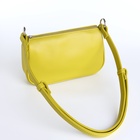 Сумка женская кросс-боди на молнии, 22.5×7×13.5 см, зелёная - Фото 7