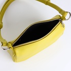 Сумка женская кросс-боди на молнии, 22.5×7×13.5 см, зелёная - Фото 9