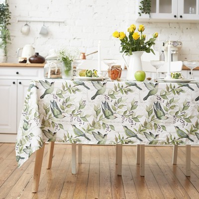 Скатерть Этель «Готовь с душой», 149×180 см, 100% хлопок, саржа 190 г/м²