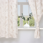 Комплект штор для кухни с подхватами «Этель» Flower herbarium, 149×180 см - 2 шт. - Фото 1