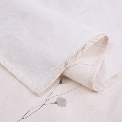 Комплект штор для кухни с подхватами «Этель» Flower herbarium, 149×180 см - 2 шт.