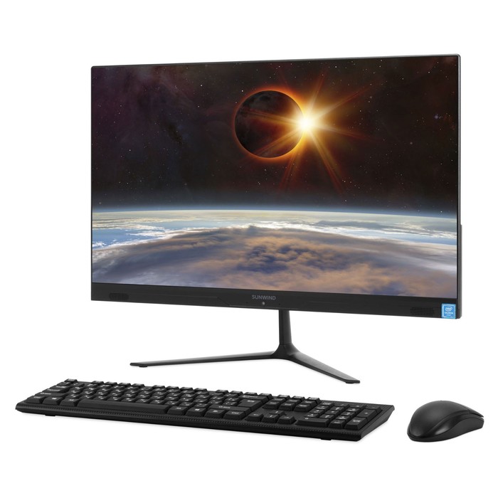 Моноблок SunWind Action AiO 23i, 23.8", IPS, N5030,8 Гб, SSD 256 Гб, UHD 605, Win11, чёрный - фото 51547964