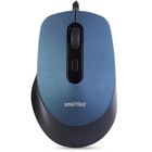Мышь  Smartbuy ONE 265-B, игровая, проводная, оптическая, беззвучная, 2400 dpi, USB, синяя - фото 12111644