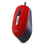 Мышь  Smartbuy ONE 265-K, игровая, проводная, оптическая, беззвучная, 2400 dpi, USB,красная - фото 10035825