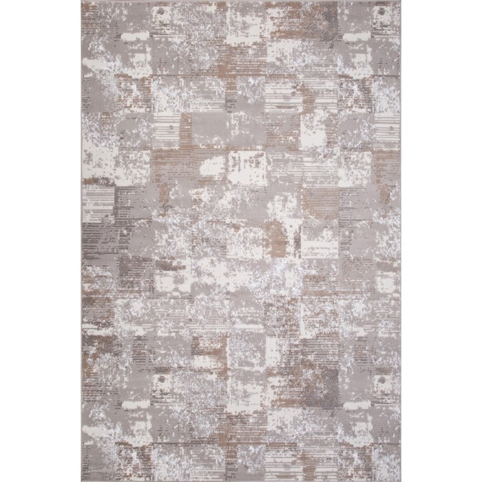 Ковёр прямоугольный Merinos Richi, размер 60x110 см, цвет gray - Фото 1