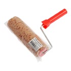 Валик ЛОМ, "Сыр", поролон, 230 мм, рукоятка d=6 мм, D=80 мм - фото 23879057