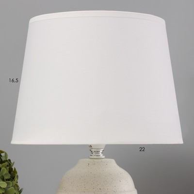 Лампа настольная RISALUX «Букет», E14, 40 Вт, белая, 22×22×37 см