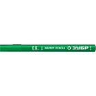 Маркер-краска строительный ЗУБР МК-80 06324-4, экстратонкий, 0.8 мм, зеленый - фото 302026780