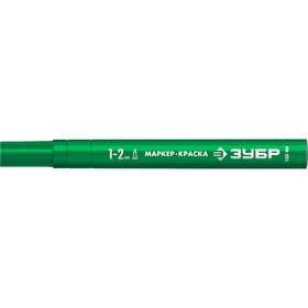 Маркер-краска строительный ЗУБР МК-200 06326-4, круглый, 1 мм, зеленый