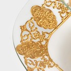 УЦЕНКА Подставка для десерта и фруктов 2 яруса d=29.17 см, h=43 см, золото - Фото 4