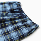 Пижама мужская (футболка/шорты), цвет серо-голубой, размер 48 - Фото 7