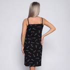 Ночная сорочка женская, цвет чёрный, размер 52 10391587