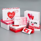 Набор коробок 9 в 1, упаковка подарочная, «Ты в моём сердце», 12 х 7 х 4 - 28 х 18.5 х 11.5 см - фото 3527326