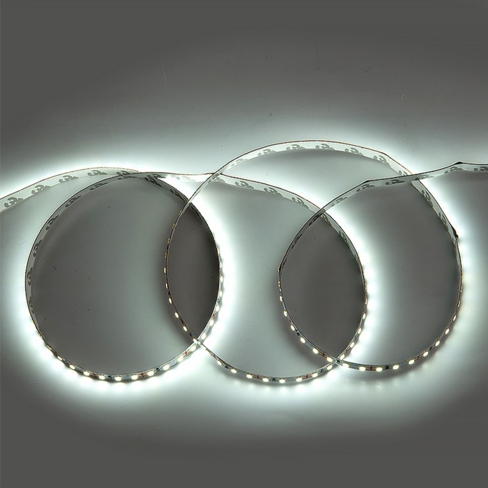 Комплект светодиодной ленты General PRO, 12В, SMD2835, 5 м, с аксесс., 120 LED/м, БЕЛЫЙ