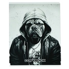 Тетрадь 48 листов в клетку на скрепке "Крутые псы", обложка мелованный картон, выборочный твин-лак, МИКС - фото 24553838