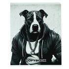 Тетрадь 48 листов в клетку на скрепке "Крутые псы", обложка мелованный картон, выборочный твин-лак, МИКС - фото 24553839