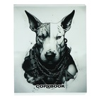 Тетрадь 48 листов в клетку на скрепке "Крутые псы", обложка мелованный картон, выборочный твин-лак, МИКС - фото 24553842