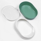 Лоток для кошек с сеткой и бортом «Космо» 51.9×37.8×21.3 см, серый - Фото 7