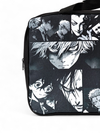 Папка для труда, А4, текстильная, 35×27×7 см «Аниме картинка»