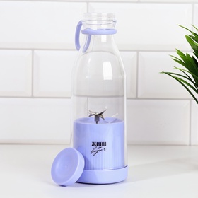 Блендер портативный для смузи и коктейлей «Живи со вкусом», фиолетовый