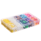 Аквамозаика в контейнере, 2500 шариков, 10 трафаретов, 2 основы - Фото 2