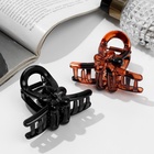 Крабик для волос «Глянец», цветок петля, 7 см, МИКС (комплект 12 шт) - фото 51896274