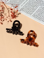 Крабик для волос «Глянец», цветок петля, 7 см, МИКС (комплект 12 шт) - фото 51896276