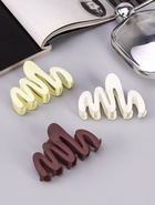 Крабик для волос «Матовый», волна колор, 7 см, МИКС 10309332