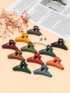 Крабик для волос «Матовый», углы, 7.5 см, МИКС - фото 52075356