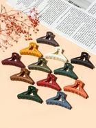 Крабик для волос «Матовый», углы, 7.5 см, МИКС - фото 52075357