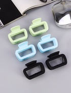 Крабик для волос «Матовый», прямой мини, 6.5 см, МИКС - фото 61052723